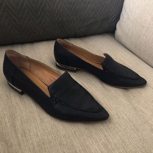 Ladies leather loafers